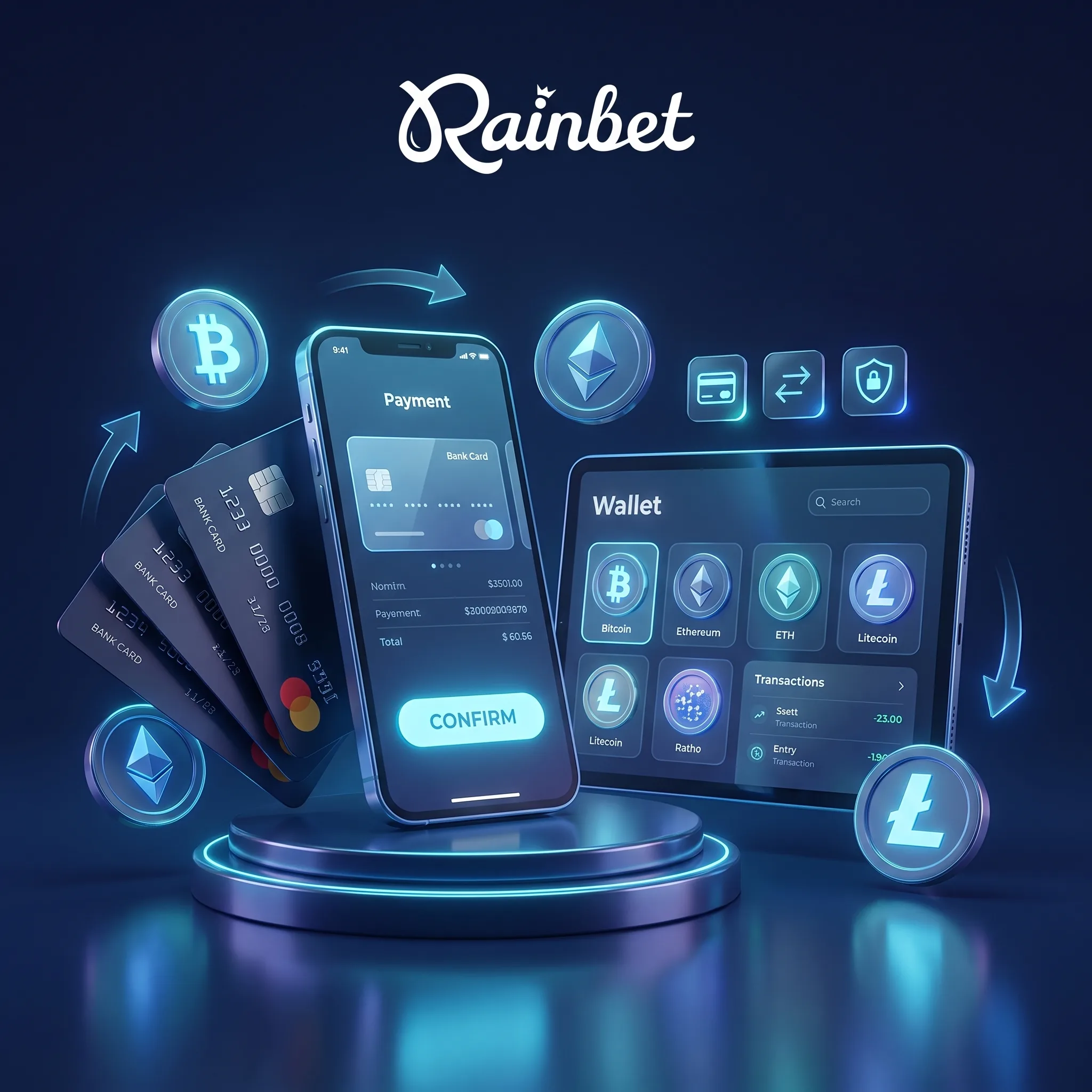 Rainbet digital payment wallet