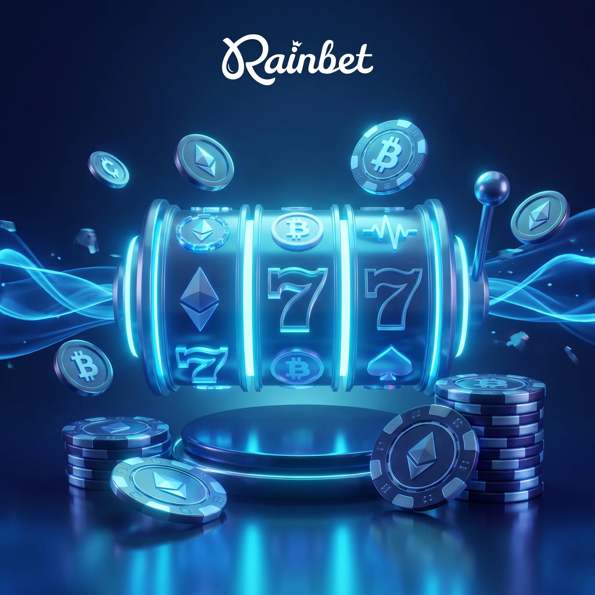 Neon Rainbet slot reels