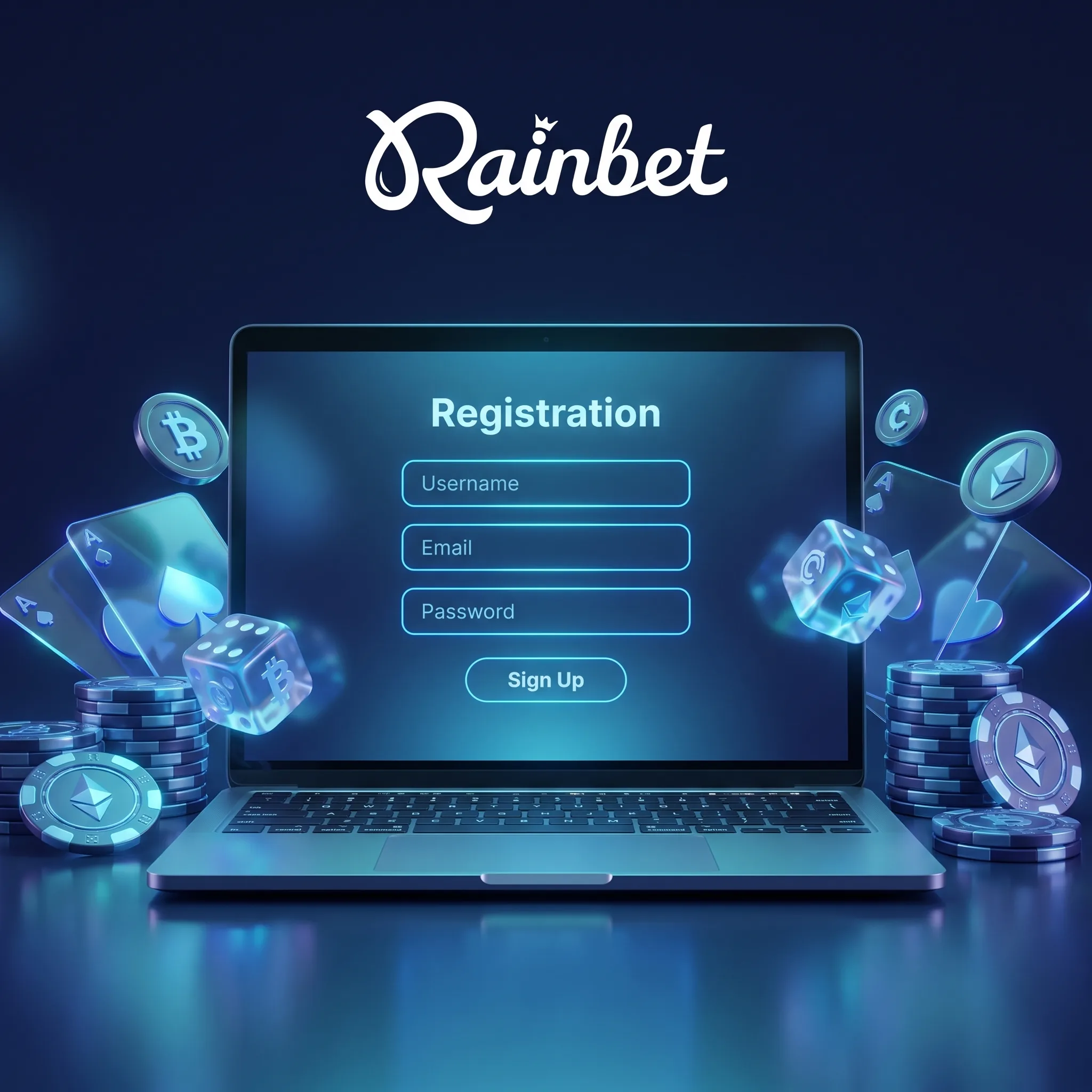 Rainbet registration access screen